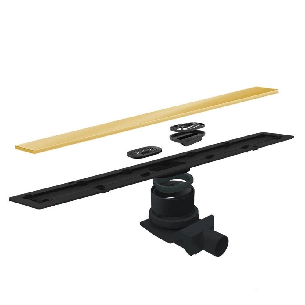 Душевой лоток Confluo Фреймлес Лайн (Frameless Line) Золото 750