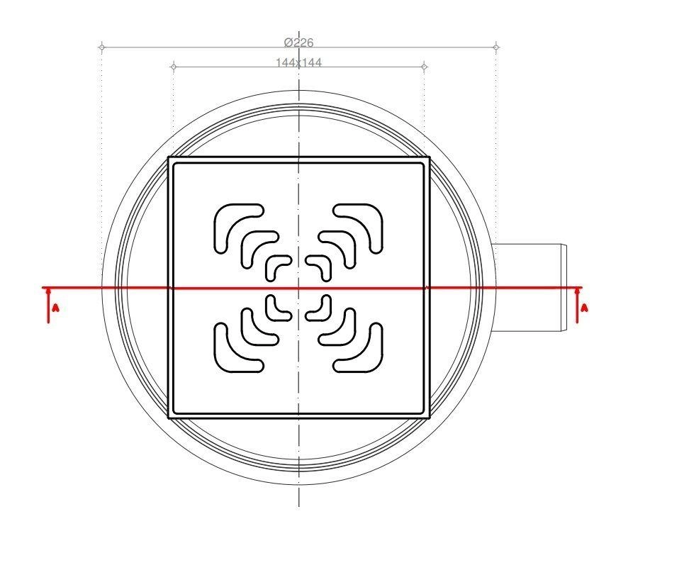 Confluo Стандарт Квадрат (Standard Square) 1 Рамка (Mask)